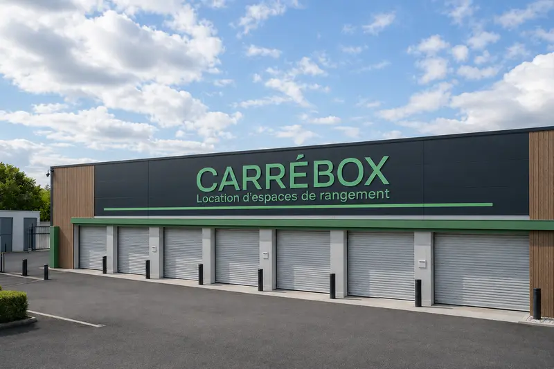 Centre de stockage Carrébox Creil Verneuil Enseigne